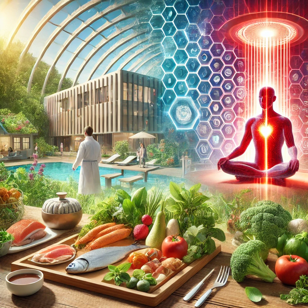 Peptides, red light therapy and health